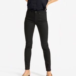 Everlane black skinny ankle jeans